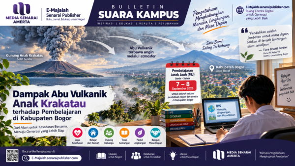 DAMPAK ABU VULKANIK ANAK KRAKATAU TERHADAP PEMBELAJARAN DI KABUPATEN BOGOR