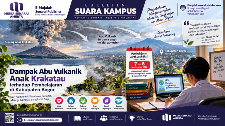 DAMPAK ABU VULKANIK ANAK KRAKATAU TERHADAP PEMBELAJARAN DI KABUPATEN BOGOR