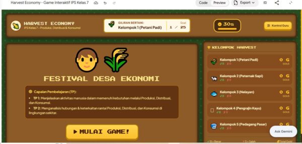 Open Sources Festival Desa Ekonomi Guru SMPN 2 Leuwisadeng (NELSADA) Bu Tiara Bhakti Pertiwi, S.Pd.